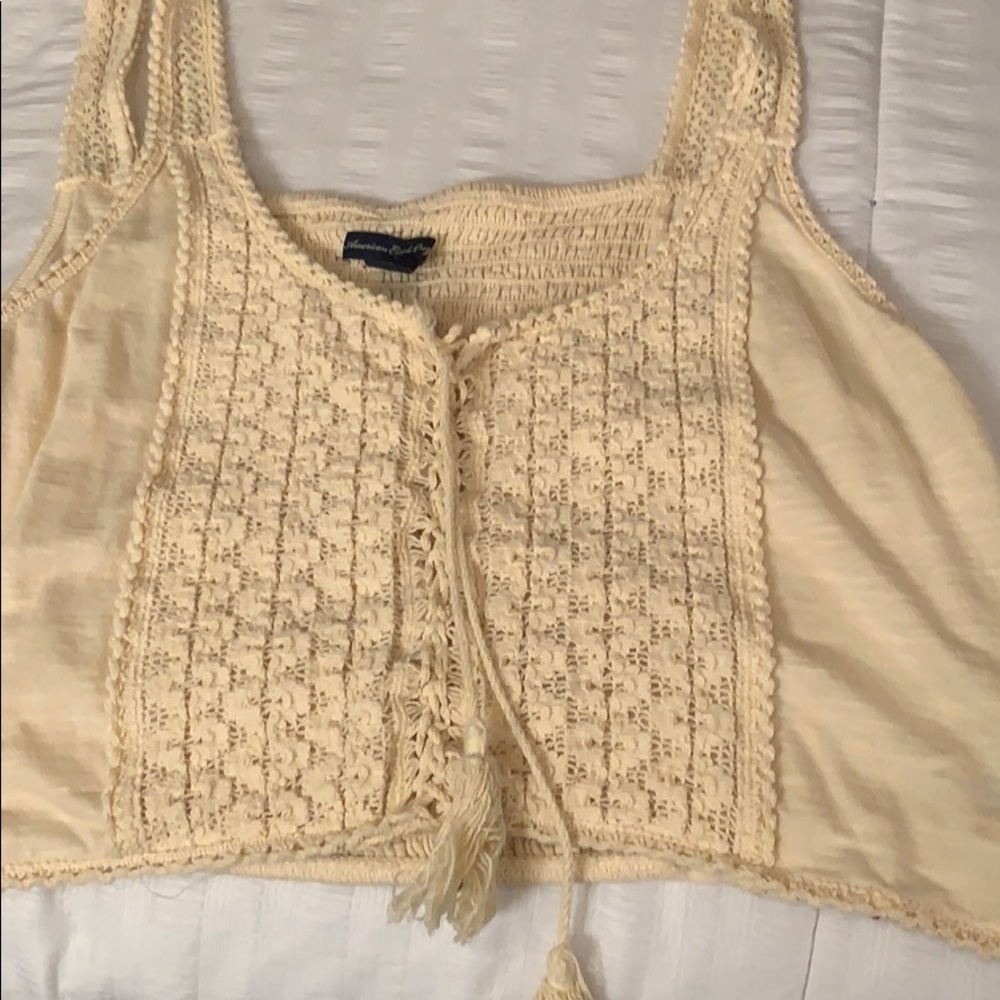 Bohemian crochet crop top